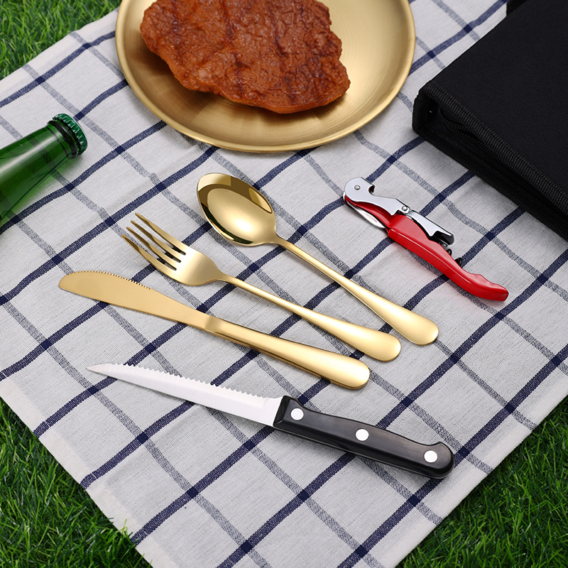 10Pcs Camping Tableware Set 30 - Bistro Table Set avaliação e preço