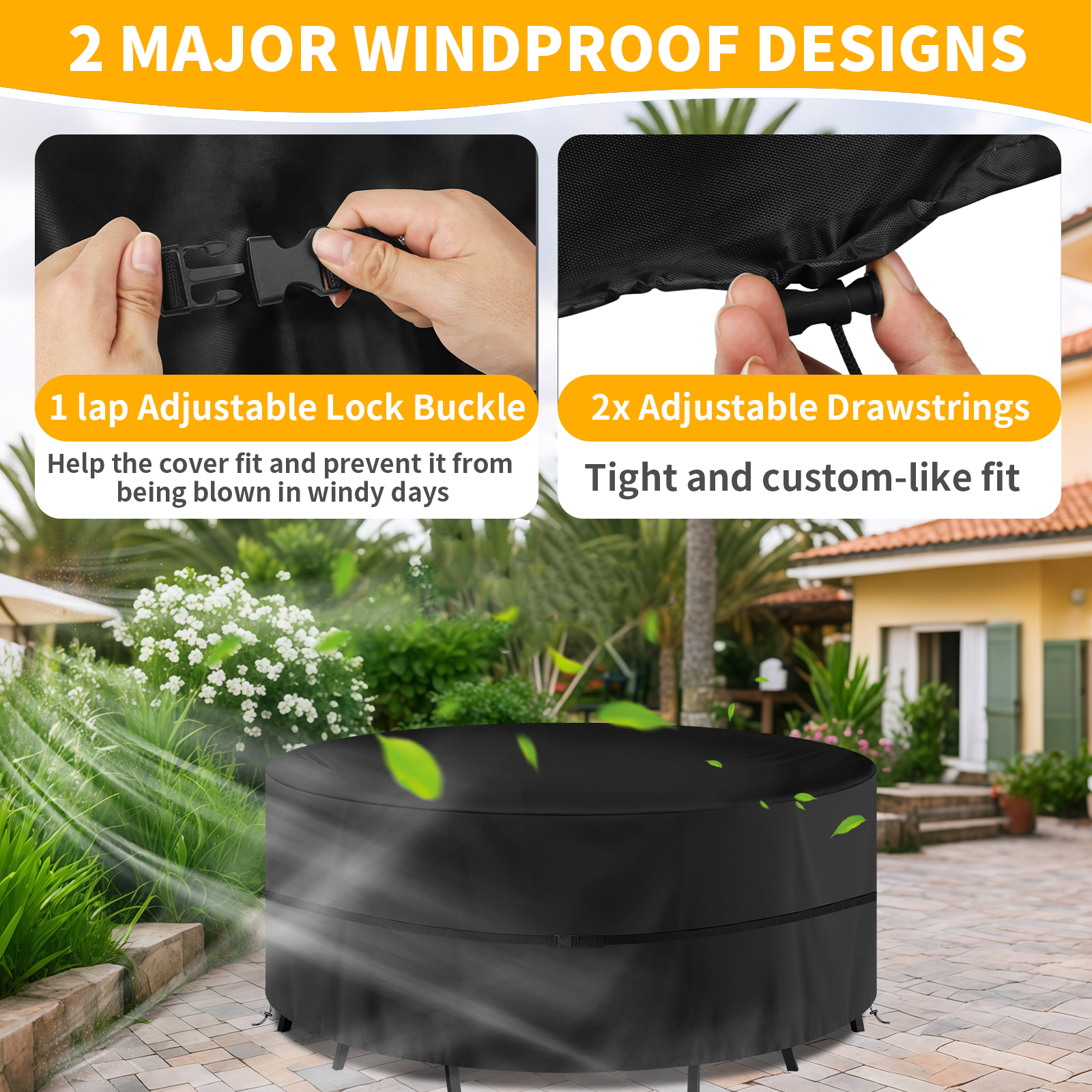 Round Waterproof Garden Furnit - Outdoor Furniture Fabric Waterproof avaliação e preço