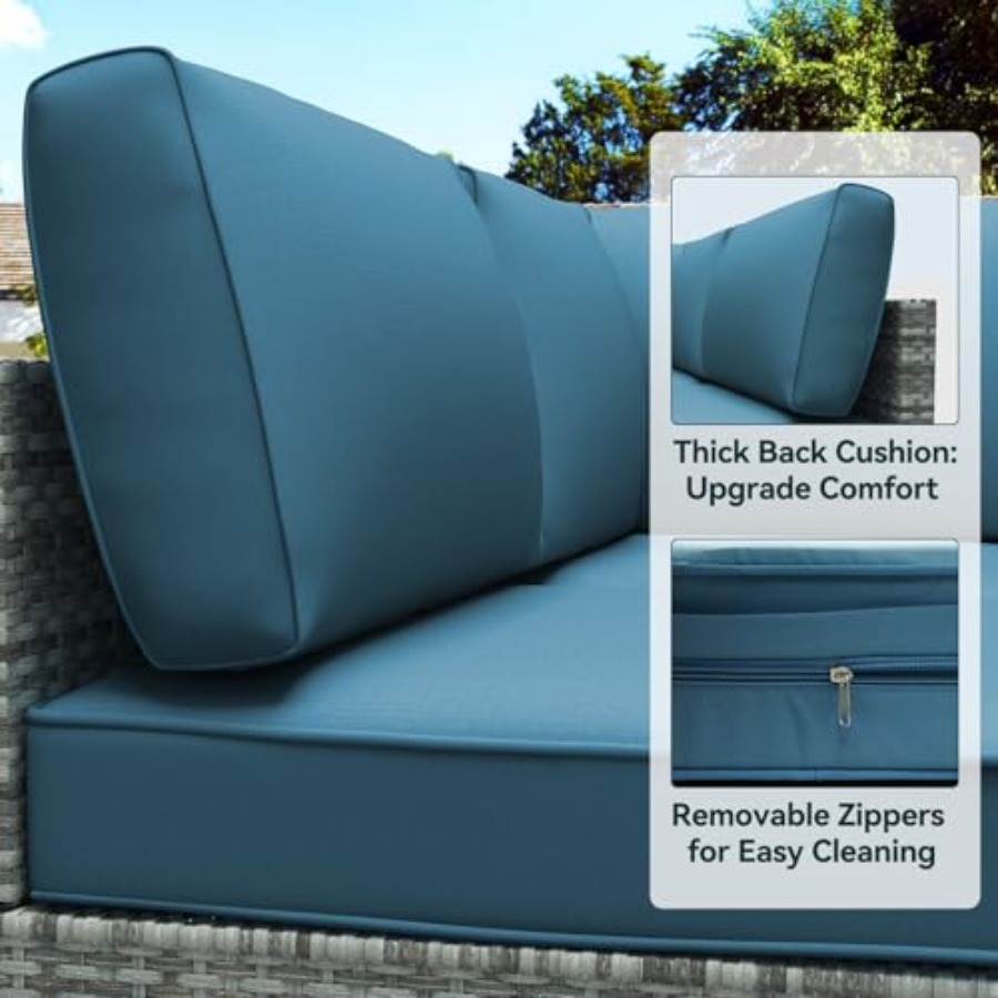 Outdoor replacement cushions f - Outdoor Furniture Replacement Fabric avaliação e preço
