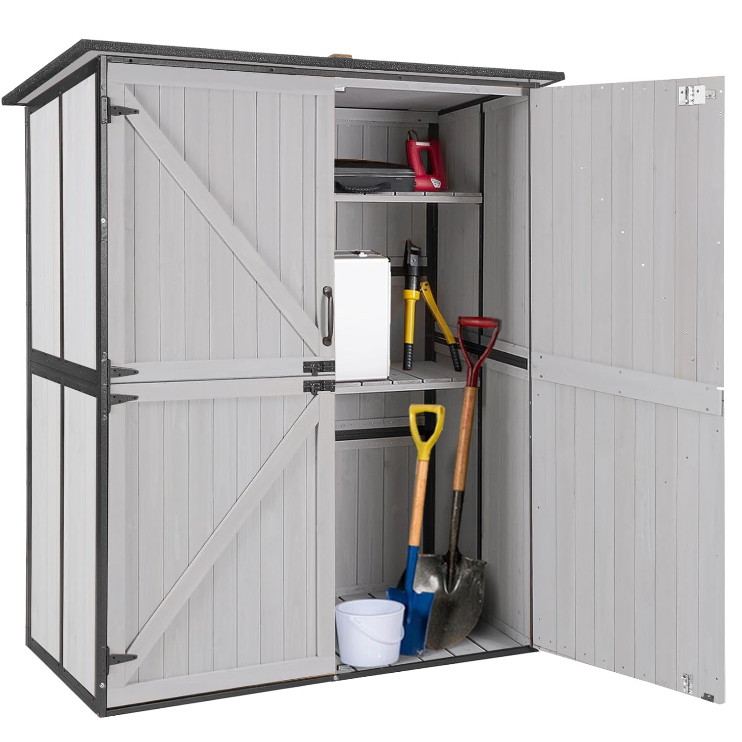 Outdoor Cabinet Storage Shed w - Outdoor Furniture Modern avaliação e preço