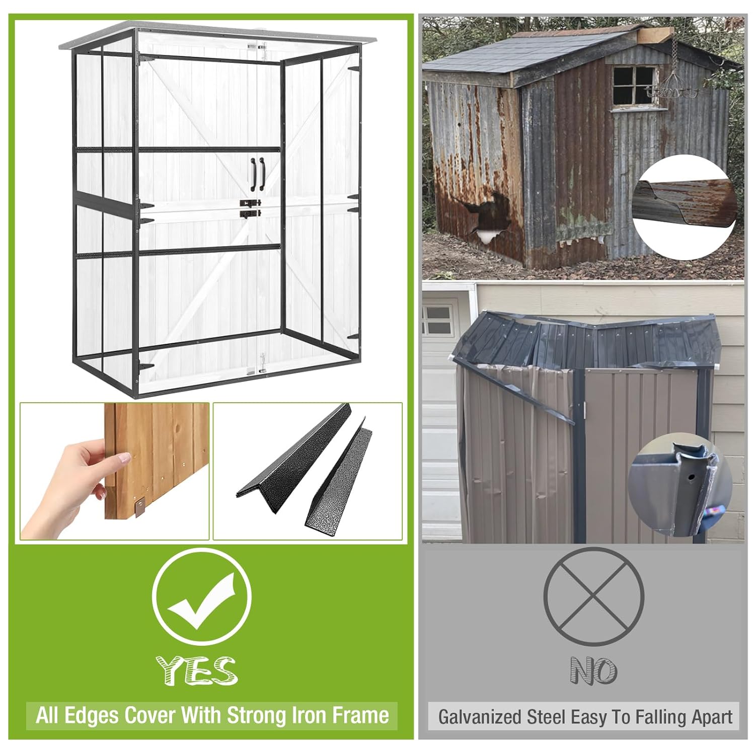 Outdoor Cabinet Storage Shed w - Outdoor Furniture Modern avaliação e preço