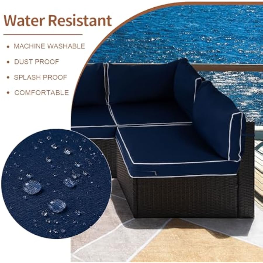 14 Piece Outdoor Patio Cushion - Outdoor Furniture Replacement Fabric avaliação e preço