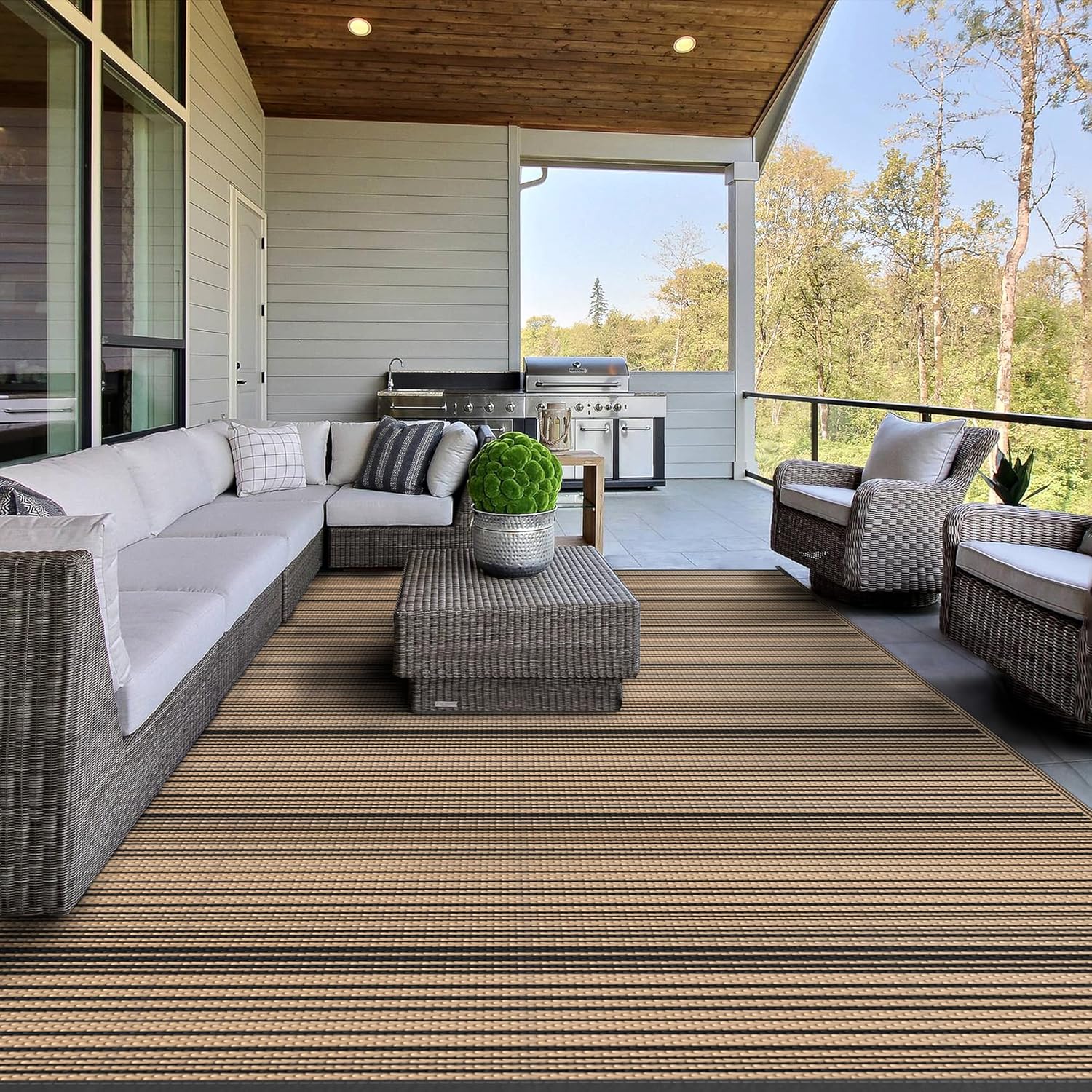 Reversible Waterproof Outdoor  - Outdoor Rug Waterproof avaliação e preço