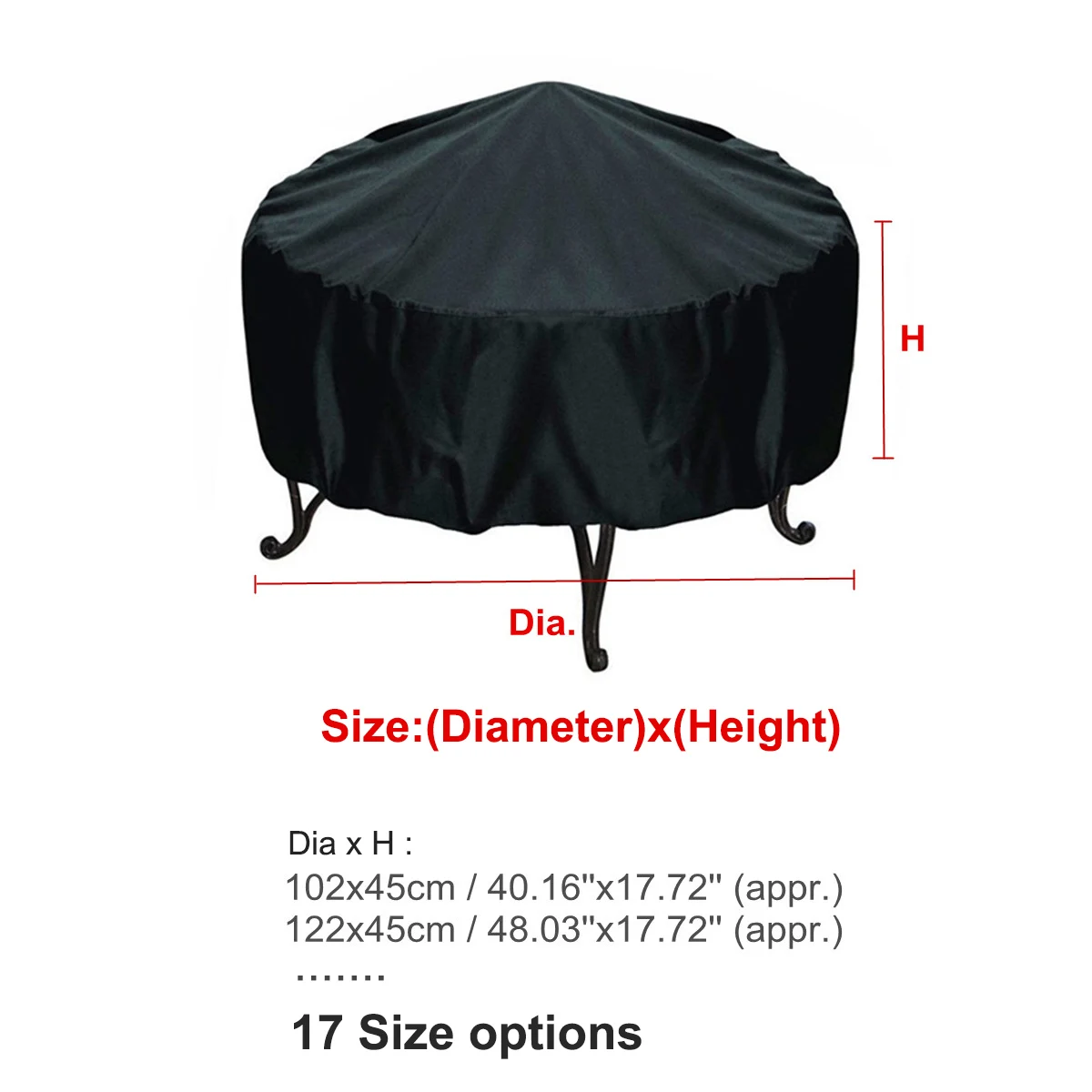 Waterproof Patio Fire Pit Cove - Outdoor Furniture Fabric Waterproof avaliação e preço
