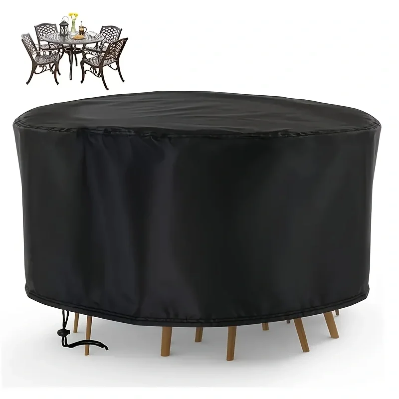 Waterproof Round Patio Furnitu - Outdoor Furniture Table And Chairs avaliação e preço