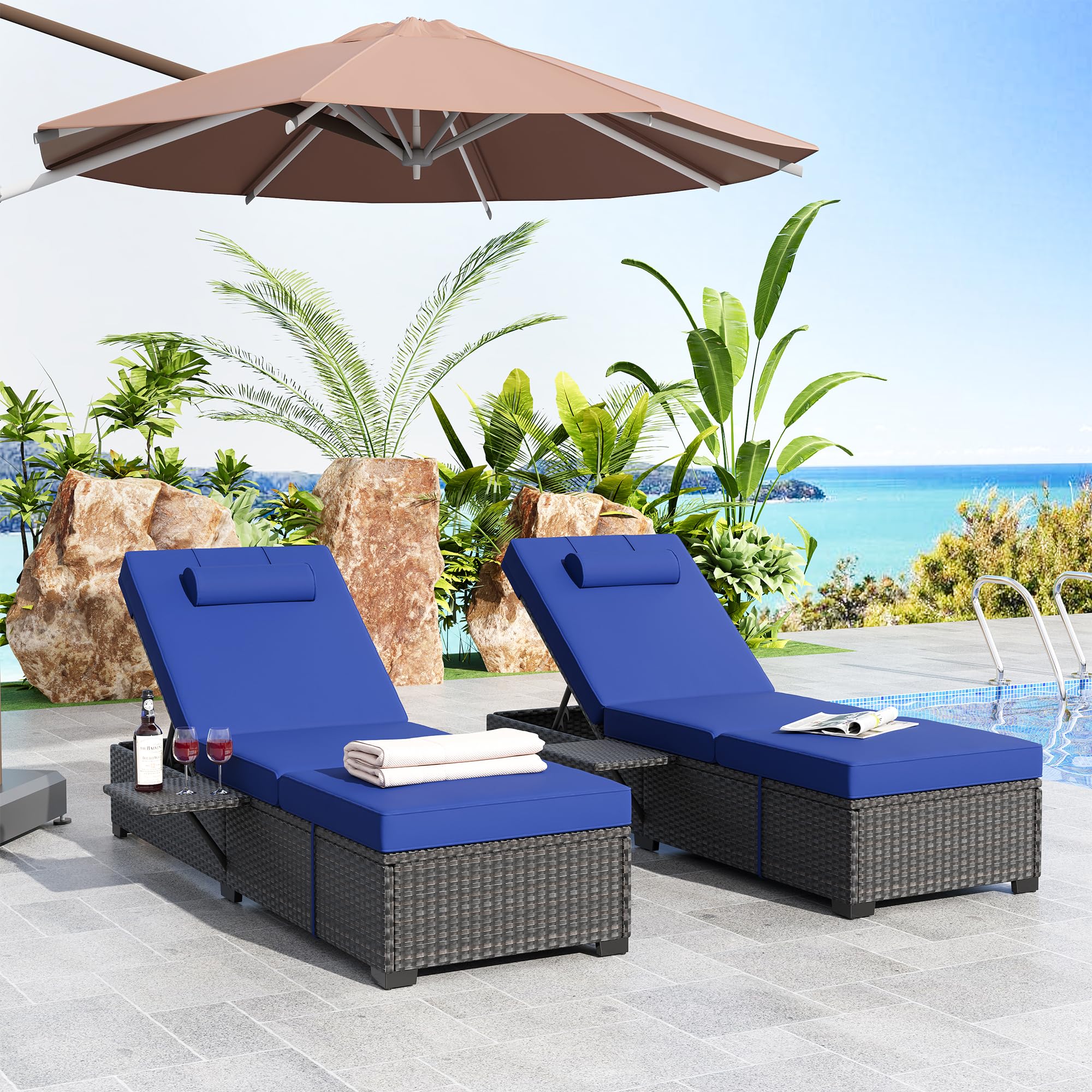 Outdoor Chaise Lounge Chairs S - Deck Chair Lounger avaliação e preço