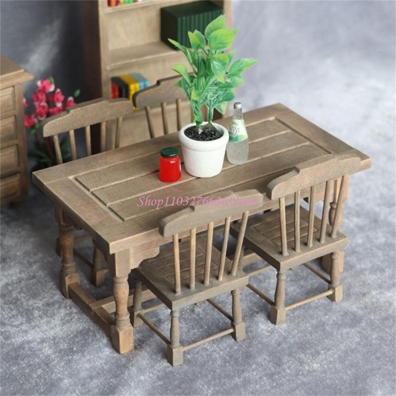 1/12 Miniature Dollhouses Dini - Bistro Table Set avaliação e preço