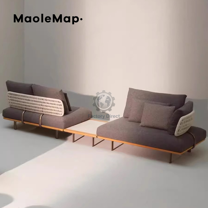 Outdoor Sofa Rattan Teak Combi - Outdoor Furniture Italian avaliação e preço